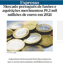 Mercado portugus de fuses e aquisies movimentou 19,2 mil milhes de euros em 2021